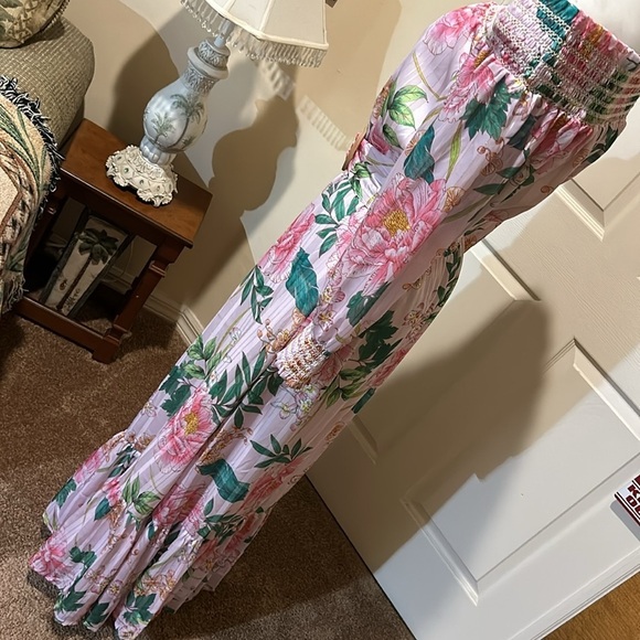 Boston Proper Boho Floral Blooms maxi Dress. Nearly New. Small. - Picture 8 of 15